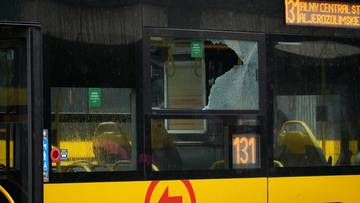 Ostrzelane autobusy w Warszawie. Akcja służb