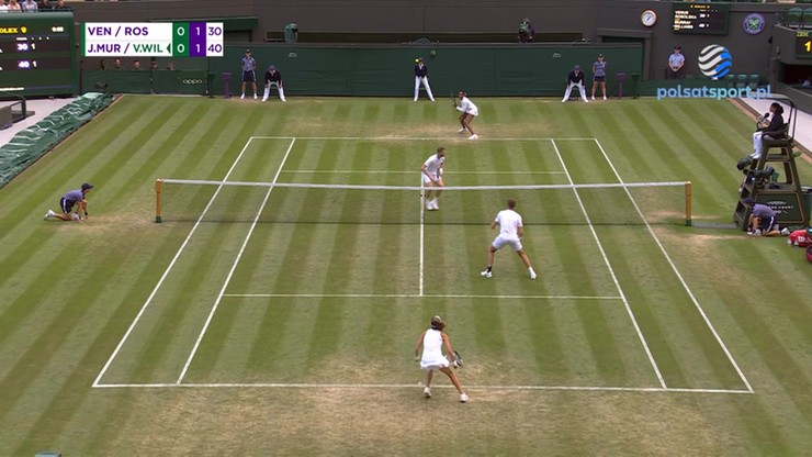 Rosolska/Venus - Williams/Murray 1:2. Skrót meczu