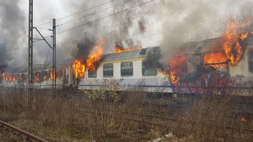Pożar wagonów PKP Intercity. Możliwe podpalenie