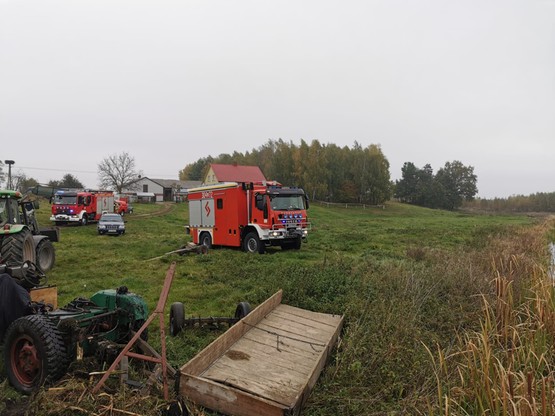 Na miejscu było siedem zastępów straży pożarnej w tym specjalistyczne grupy ratownictwa wodnego i technicznego z Lublina