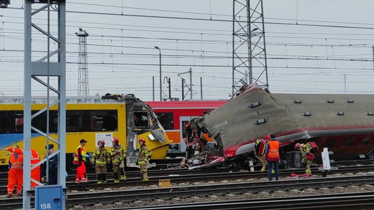 Zderzenie pociągów w Gdyni. Są ranni