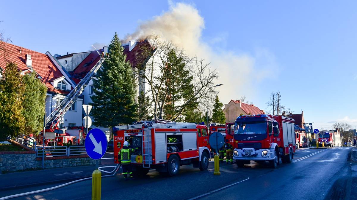 Budynek ZUS-u stanął w ogniu. Doszło do ewakuacji