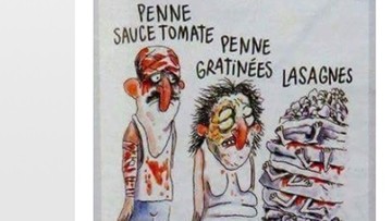 "To makabryczna obraza ofiar kataklizmu". Włosi skarżą "Charlie Hebdo"