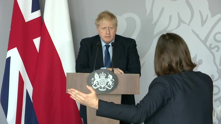 Wojna na Ukrainie. Boris Johnson w Warszawie. Daria Kaleniuk zrugała premiera