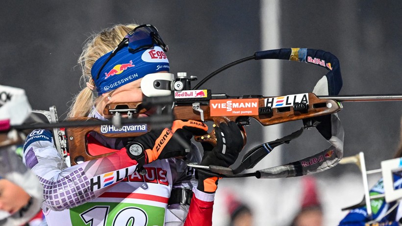PŚ w biathlonie: Lisa Theresa Hauser wygrała sprint w Kontiolahti. Polki z punktami