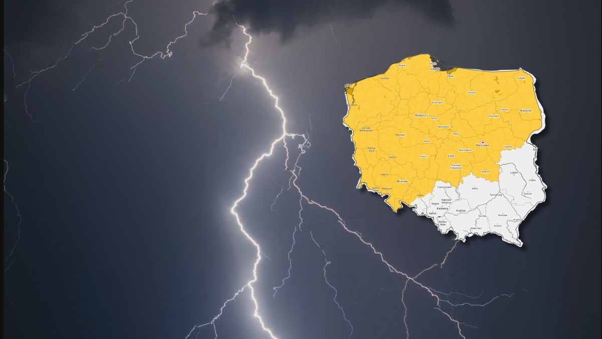 Burze przejdą przez Polskę. Możliwe ulewy, grad i silny wiatr