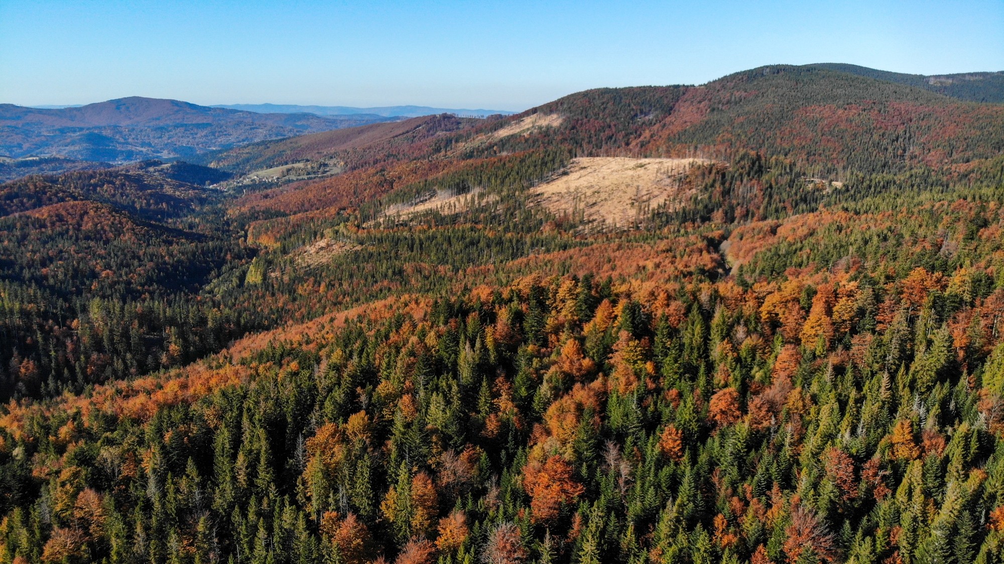 Jesień w górach z lotu ptaka - zdjęcie 5
