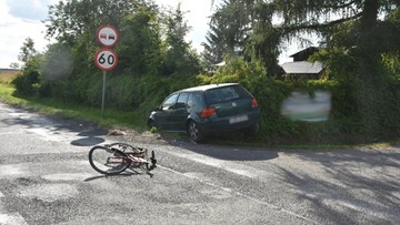 Nastoletni rowerzyści w serii dramatycznych wypadków