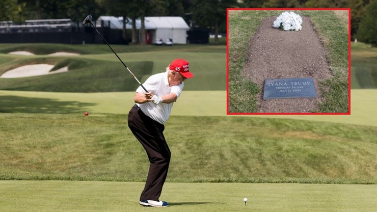 USA: Donald Trump pochował byłą żonę na polu golfowym. Dzięki temu może uniknąć podatków