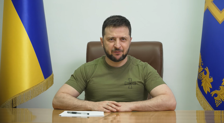 Wojna w Ukrainie. Wołodymyr Zełenski oskarżył Rosjan o zamiar zniszczenia Donbasu