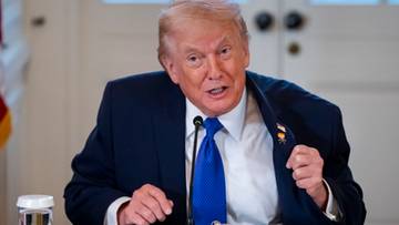 Donald Trump z nowym atrybutem. Od razu zwrócił uwagę dziennikarzy