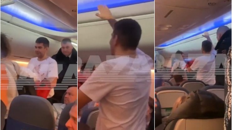 Awaryjne lądowanie samolotu do Dubaju. Pasażer hajlował i krzyczał: Jestem Rosjaninem