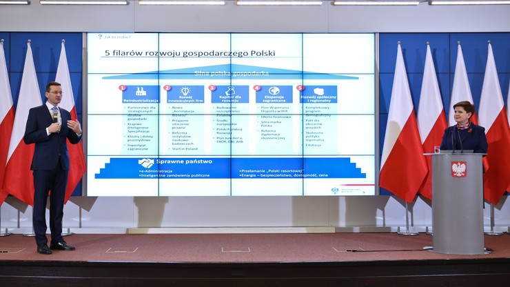 Plan Morawieckiego: program rozwoju gospodarczego Polski mają sfinansować głównie UE i przedsiębiorcy