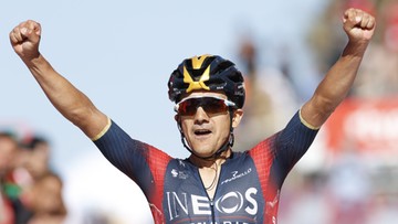 Vuelta a Espana: Carapaz zwycięzcą 14. etapu, Evenepoel nadal liderem