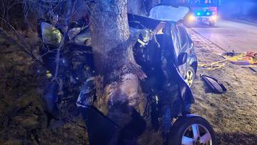 Tragiczny wypadek na Pomorzu. Nie żyje 17-latek, kierował bez uprawnień