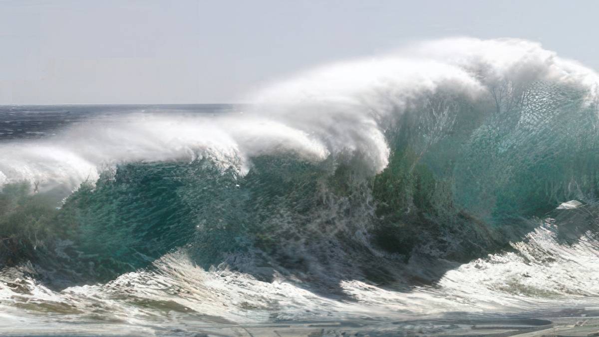 Po przerwaniu zapory wodnej powstało rzeczne tsunami. Fot. Pixabay.