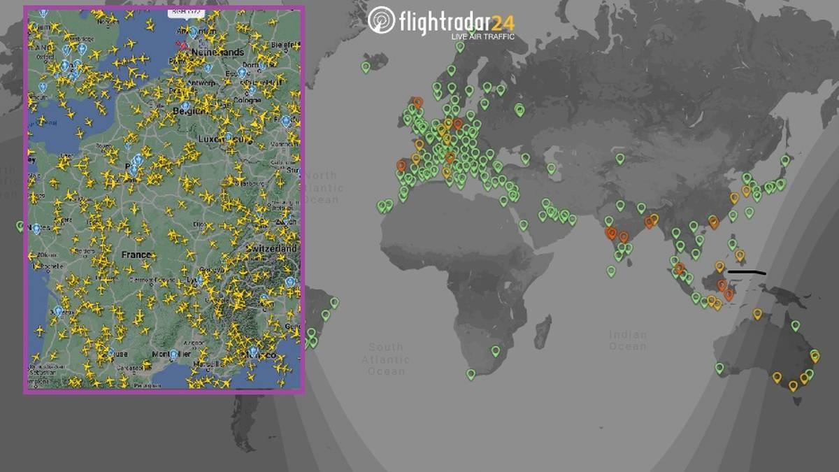  Globalna awaria i paraliż lotnisk. Tak wygląda mapa lotniczego świata