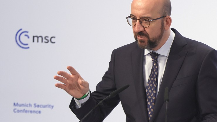 Szef Rady Europejskiej Charles Michel: Zachód nie może ciągle wyciągać do Rosji gałązki oliwnej