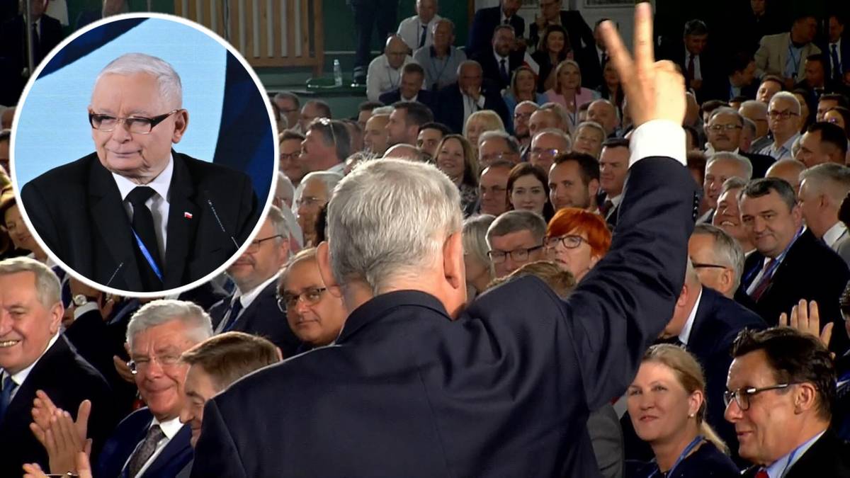 Prezes PiS przemawiał na kongresie, wyróżnił jedną osobę. "Takim trzeba bić brawo"