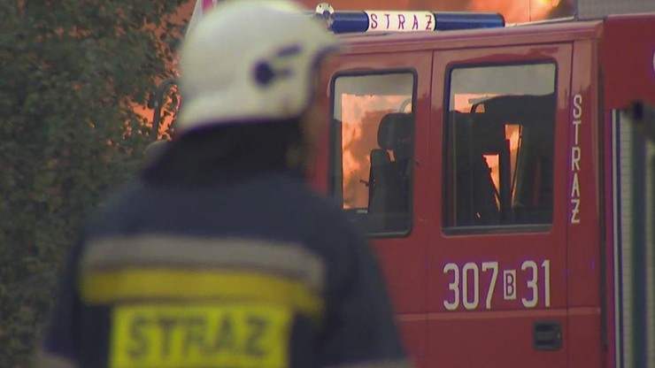 Pożar w internacie na Podkarpaciu. 13 osób w szpitalu