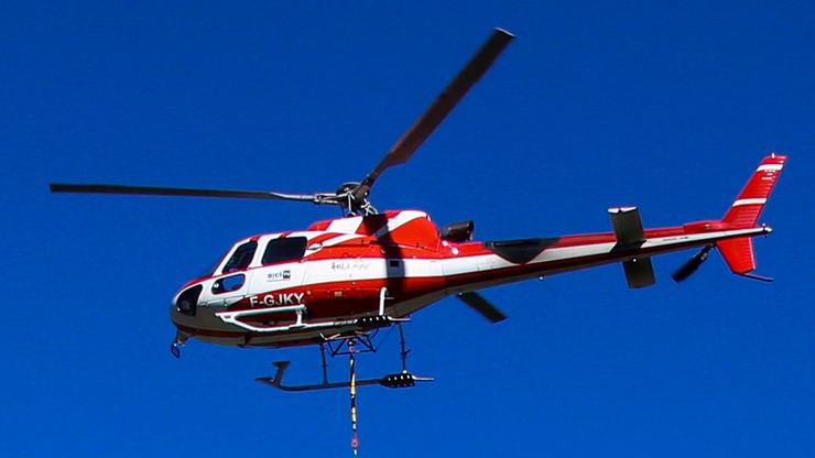 Katastrofa helikoptera we francuskich Alpach