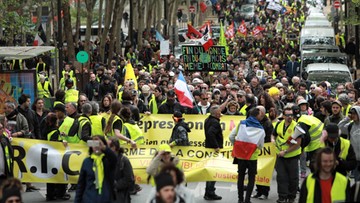 Ok. 5,5 tys. osób na demonstracjach "żółtych kamizelek" we Francji