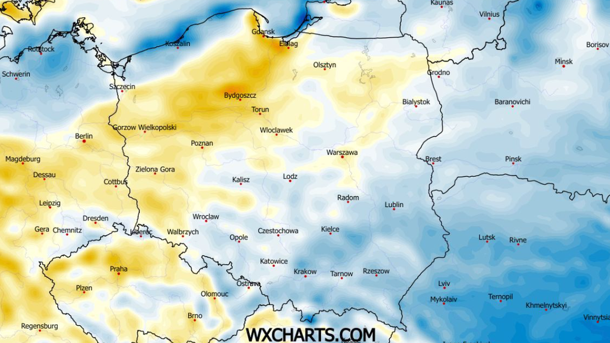 Początek maja może być chłodny w zdecydowanej większości kraju
