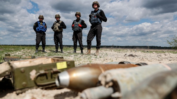 Wojna w Ukrainie. Saper: Rozminowywanie Borodzianki z min i niewybuchów potrwa co najmniej pięć lat