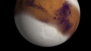 23.08.2017 07:10 Mars smagany jest dużymi burzami śnieżnymi