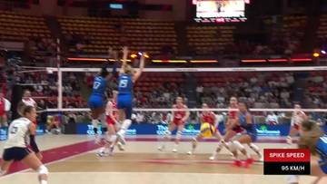 Magdalena Stysiak - najlepsze akcje w meczu Polska - Włochy