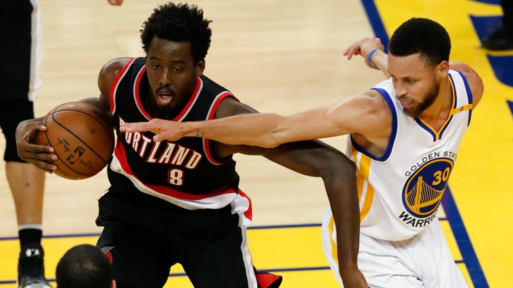 NBA: Warriors krok od awansu, druga porażka Spurs