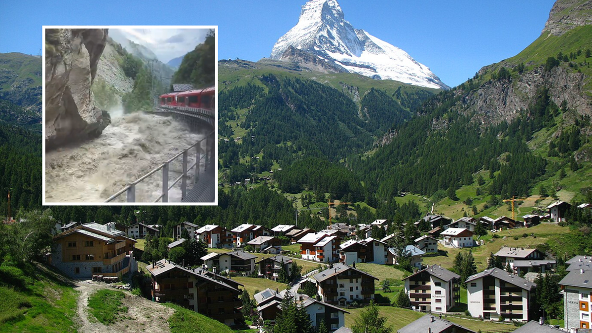 Ulewy nad Szwajcarią. Alpejska wioska odcięta od świata, trzy osoby poszukiwane