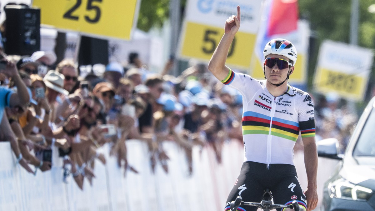 Remco Evenepoel najlepszy na siódmym etapie wyścigu Dookoła Szwajcarii