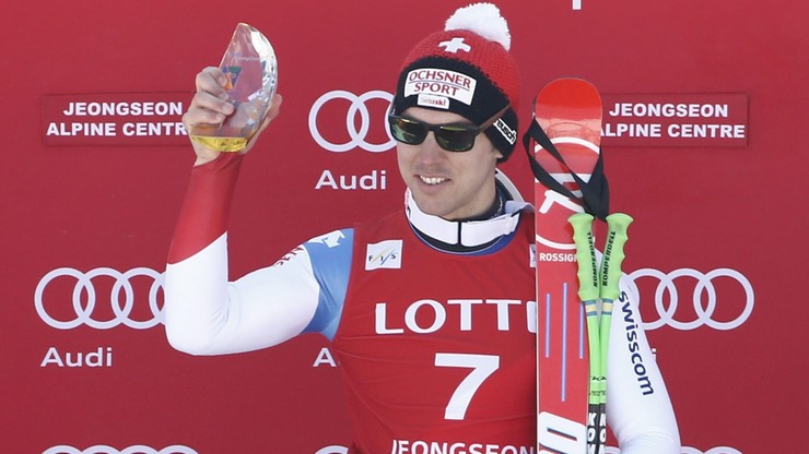 Alpejski PŚ: Szwajcar wygrał supergigant w Jeongseon