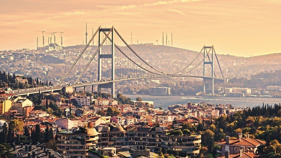 Panorama Stambułu w Turcji. Fot. Max Pixel.