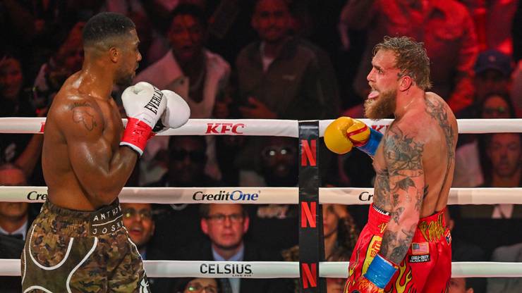 Anthony Joshua i Jake Paul 