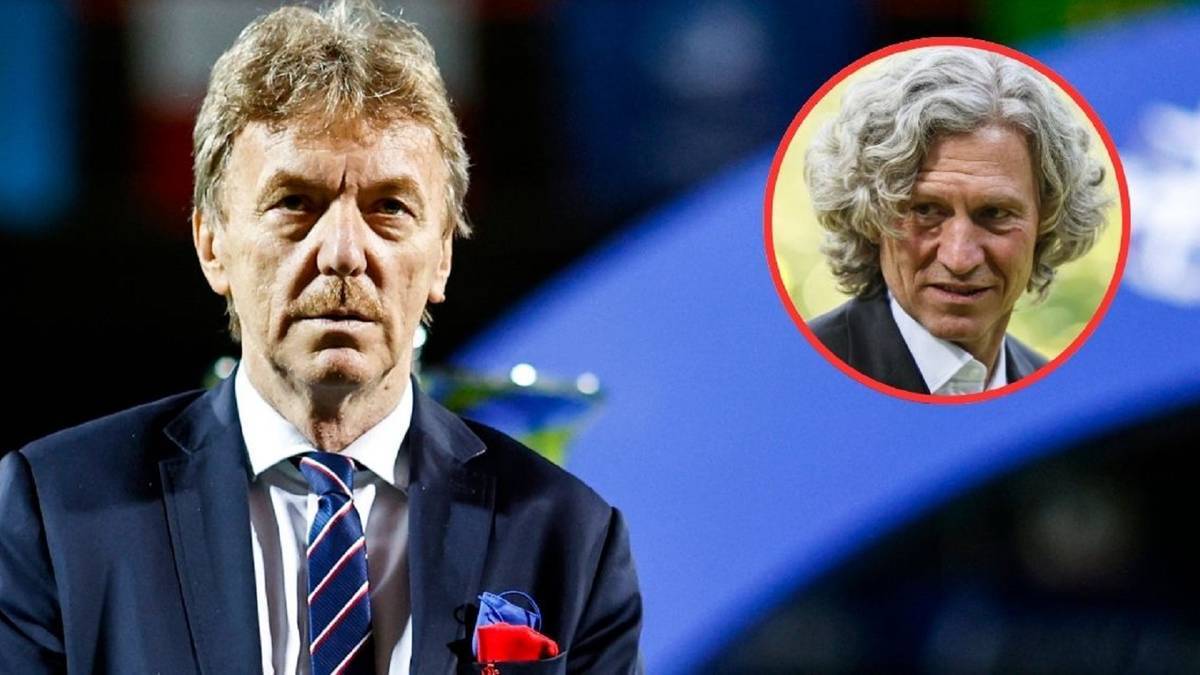 Zbigniew Boniek w okienku, analizujący sytuację Legii Warszawa.