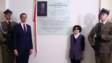Rotmistrz Pilecki został patronem Sali Obrazowej. Morawiecki: na zawsze zostanie dla nas wzorem