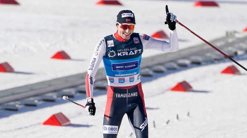 PŚ w kombinacji norweskiej: Jarl Magnus Riiber wygrał w Oslo
