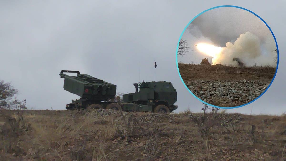 Wyrzutnia rakiet HOMAR-A w akcji podczas międzynarodowych ćwiczeń wojskowych.