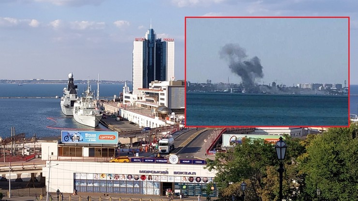 Rosjanie ostrzelali port w Odessie. MSZ Ukrainy: Putin splunął w twarz ONZ i Turcji