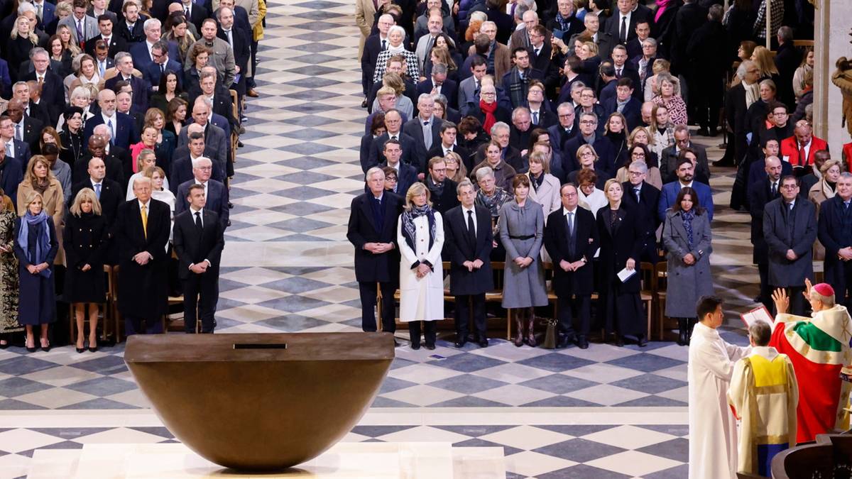 Ceremonia w Paryżu. Przywódcy z całego świata w katedrze Notre Dame