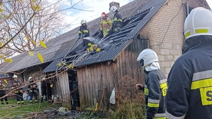 Lubelskie. 53-latek zginął w pożarze domu w gminie Księżpol