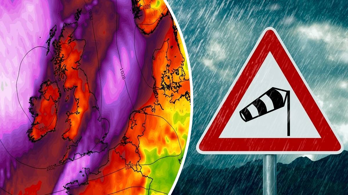 Wiatr może być bardzo gwałtowny. Fot. wxcharts.com