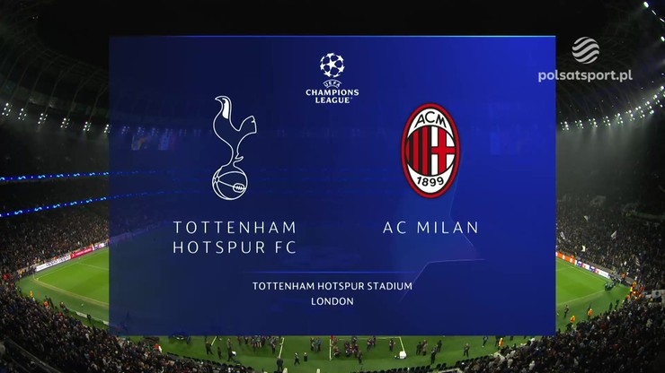Liga Mistrzów: Hotspur - Milan. Skrót Polsat Sport