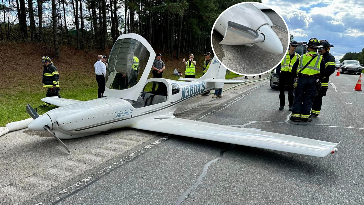 Awaria silnika w powietrzu. Samolot lądował na amerykańskiej autostradzie