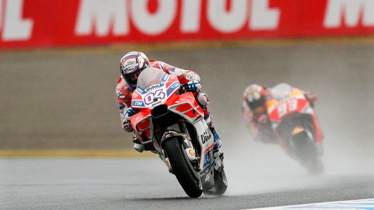 Motocyklowe MŚ: W Japonii Dovizioso wygrał w deszczu