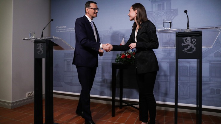 Spotkanie Mateusza Morawieckiego z premier Finlandii. Prośba do Węgier
