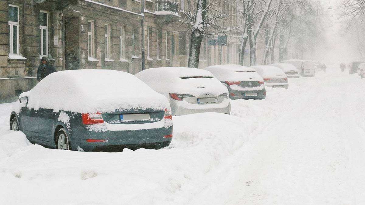 U naszego sąsiada już prawdziwa zima. Masy śniegu i duży mróz