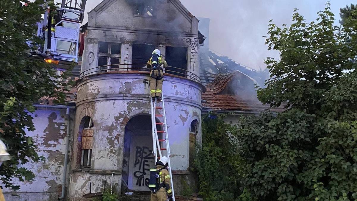 Pożar zabytkowej willi. Zaskakująca przyczyna